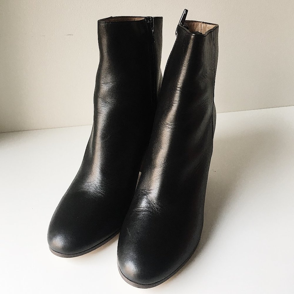 MAJE 119 FLIXY Smooth Leather Booties
